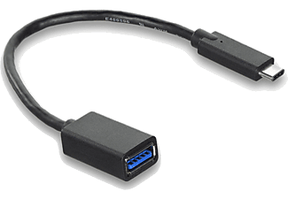 ACT USB Type-C OTG kábel USB-A eszközök részére, 0,2 méter, fekete (AC7340)