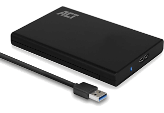 ACT külső HDD/SSD ház 2,5", USB 3.2, fekete (AC1215)