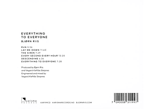 Bjørn Riis - Everything To Everyone [CD]
