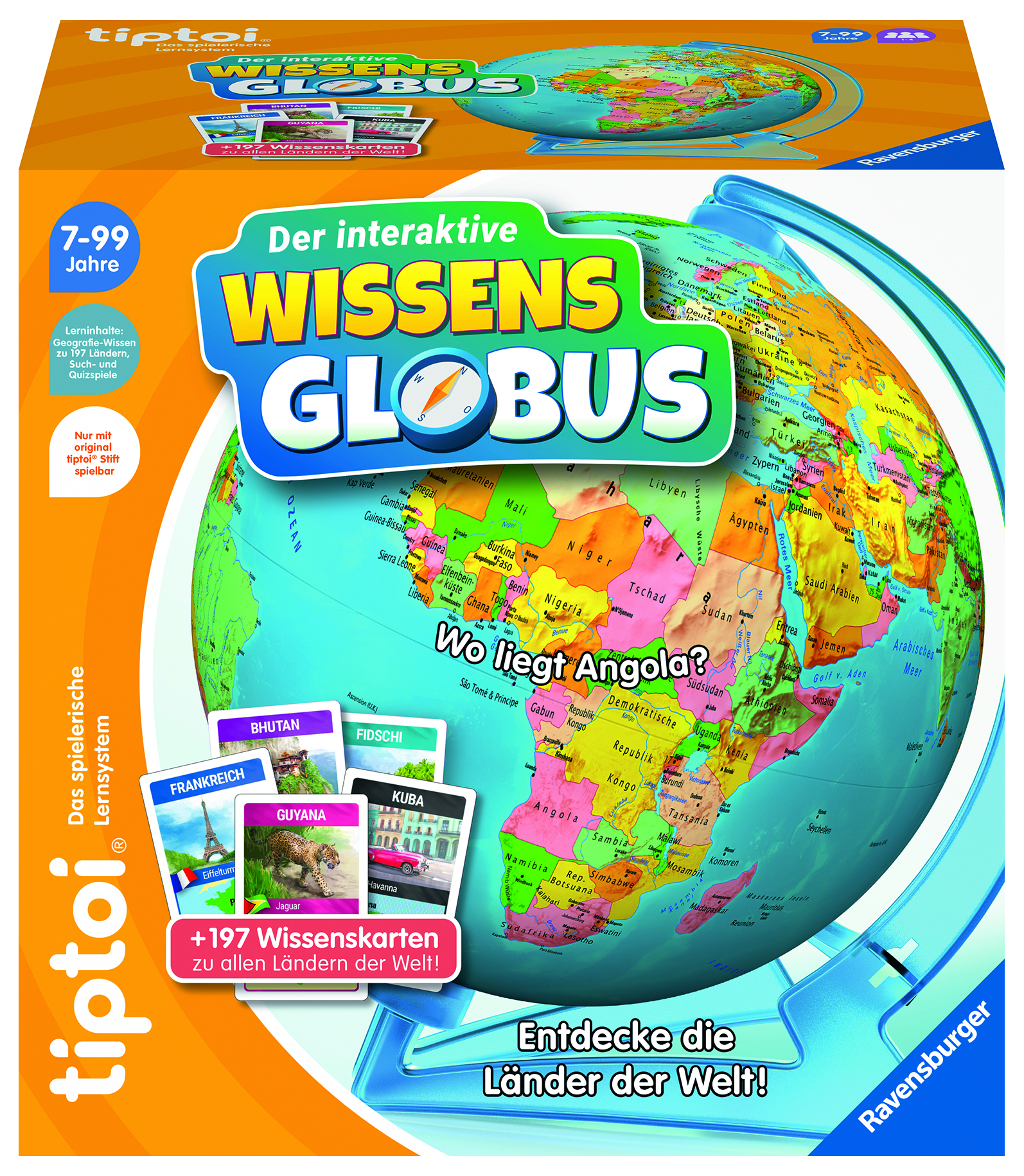 TIPTOI tiptoi® Der interaktive tiptoi Wissens-Globus Mehrfarbig