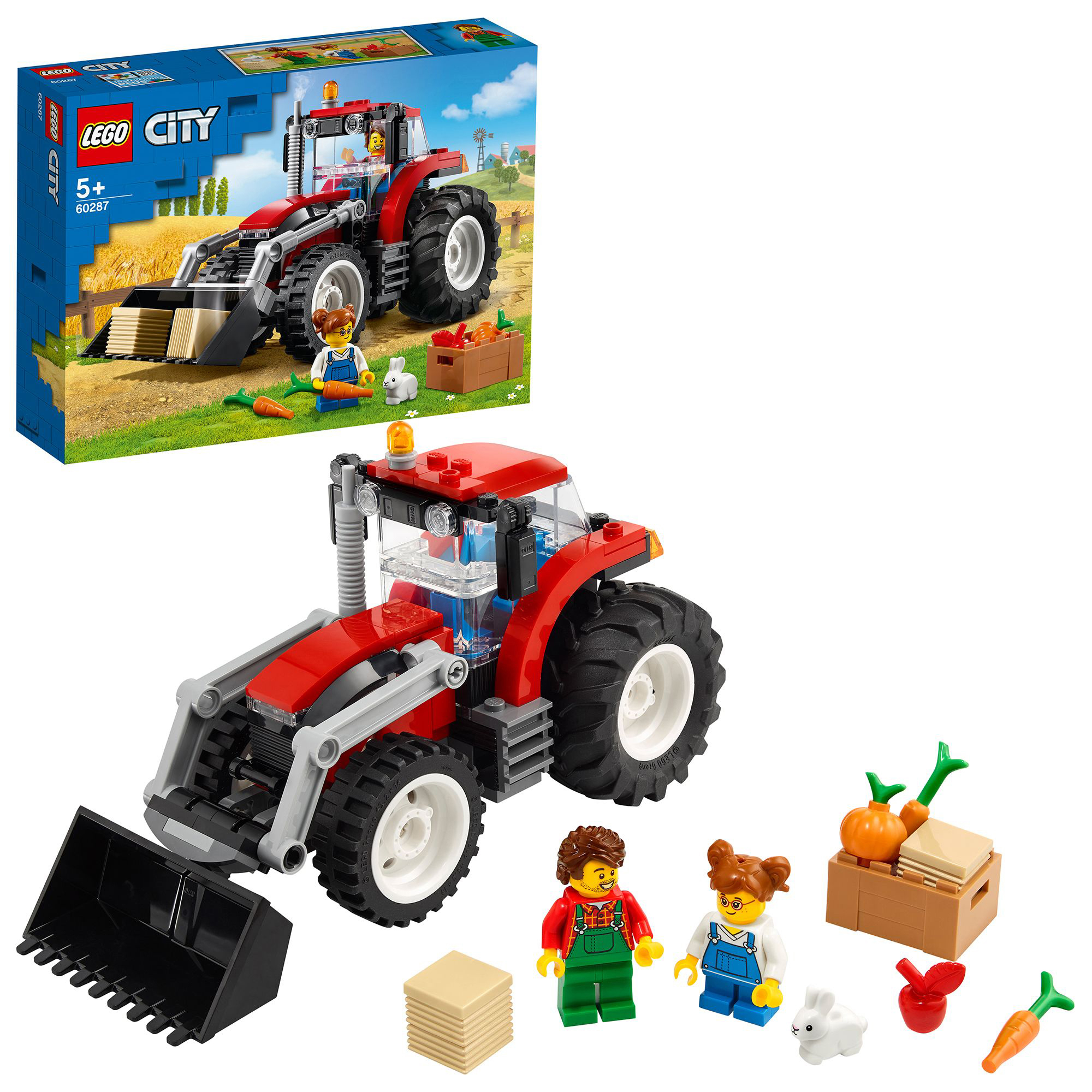 Bausatz, Traktor Mehrfarbig 60287 LEGO City