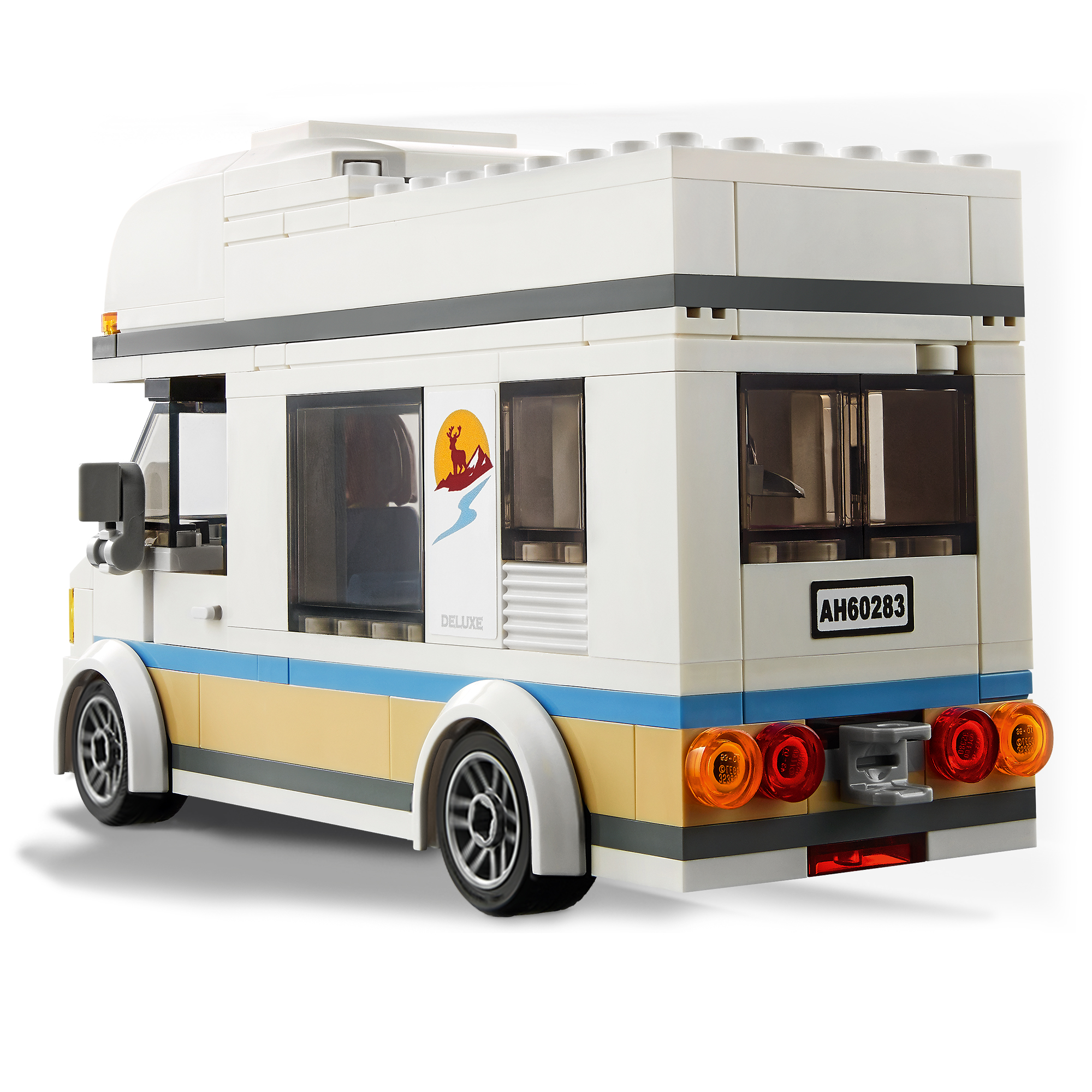 LEGO City Bausatz, Mehrfarbig 60283 Ferien-Wohnmobil