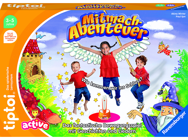 TIPTOI ACTIVE Mitmach-Abenteuer tiptoi, Mehrfarbig  SATURN