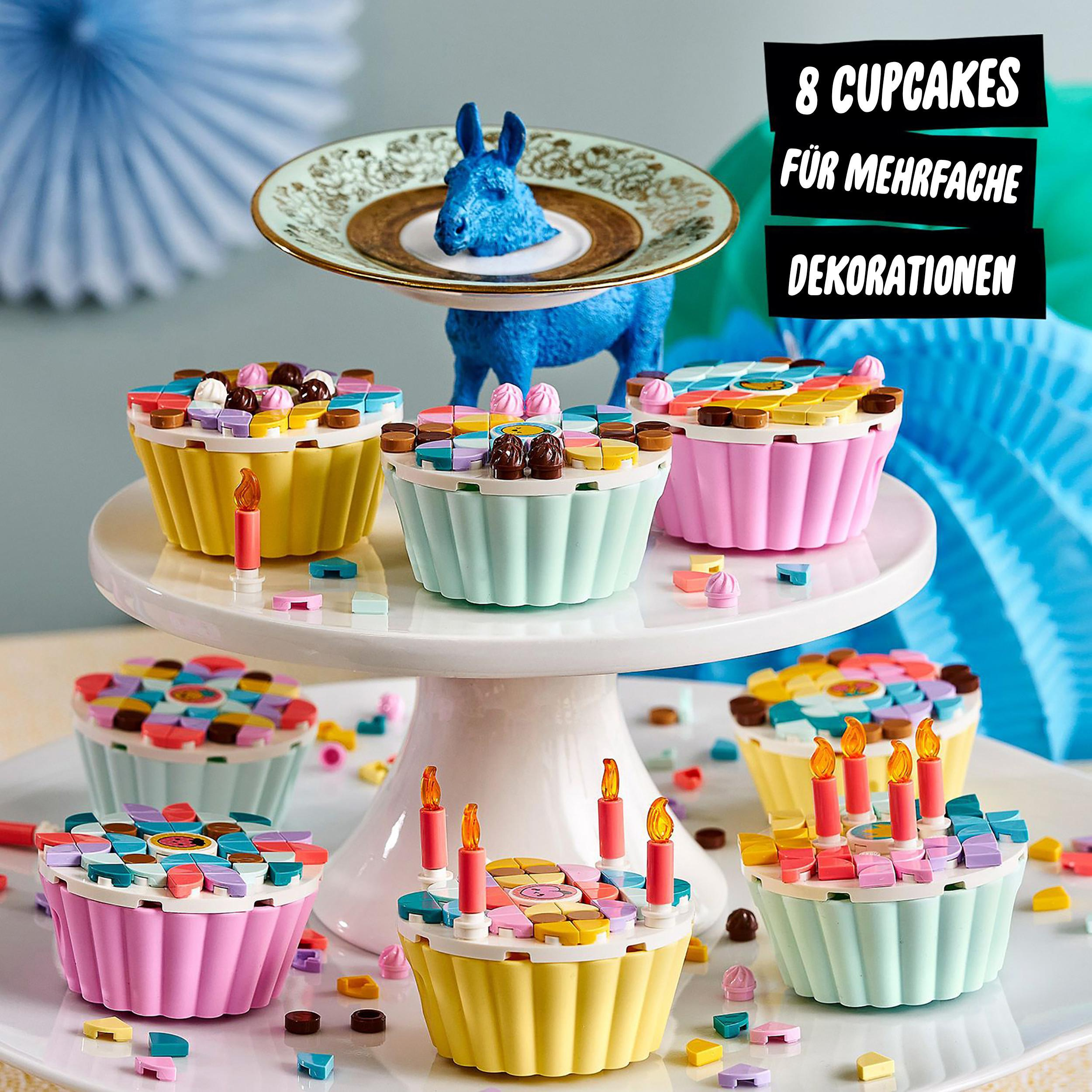 LEGO DOTS 41926 Cupcake Partyset Bausatz, Mehrfarbig