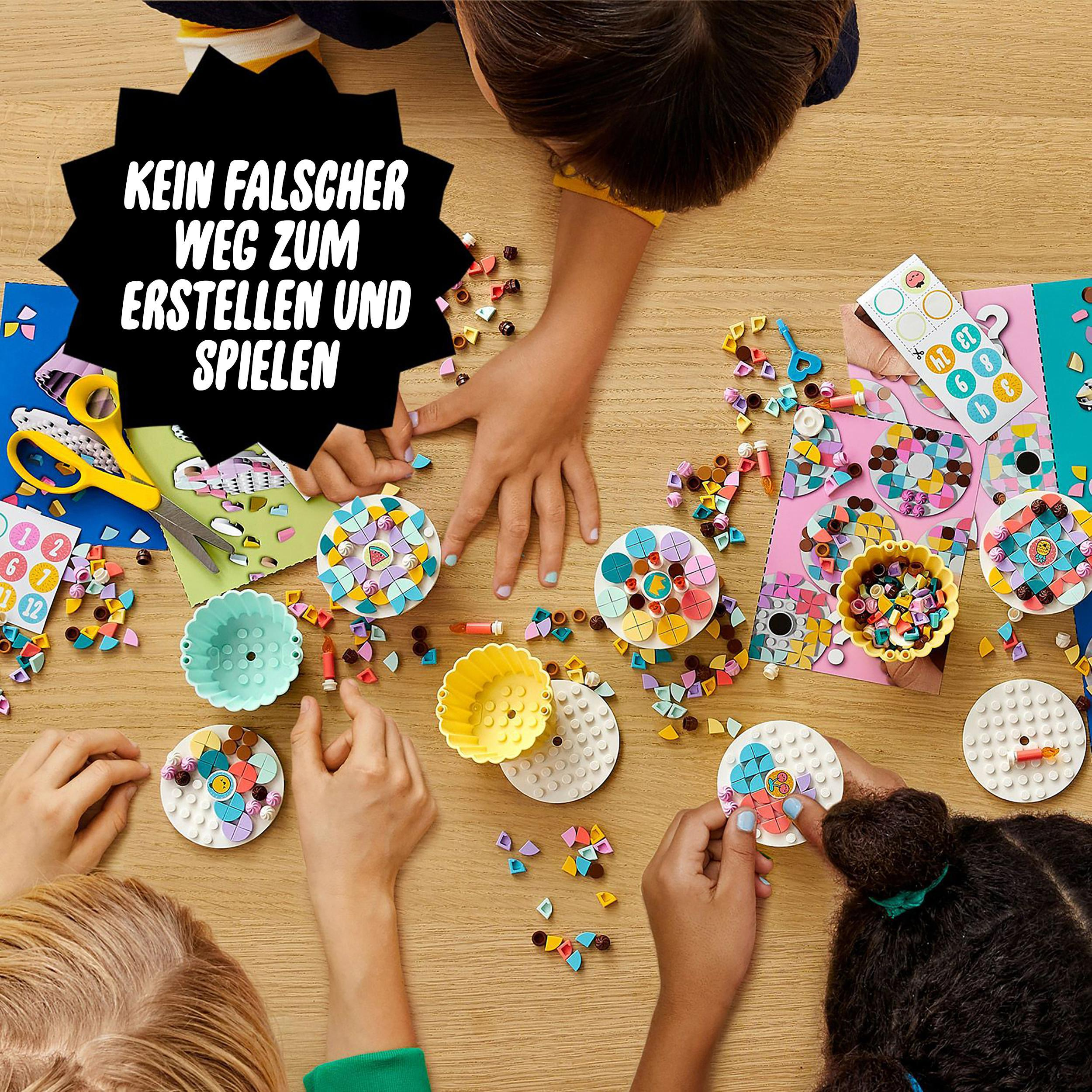 LEGO DOTS 41926 Cupcake Partyset Bausatz, Mehrfarbig