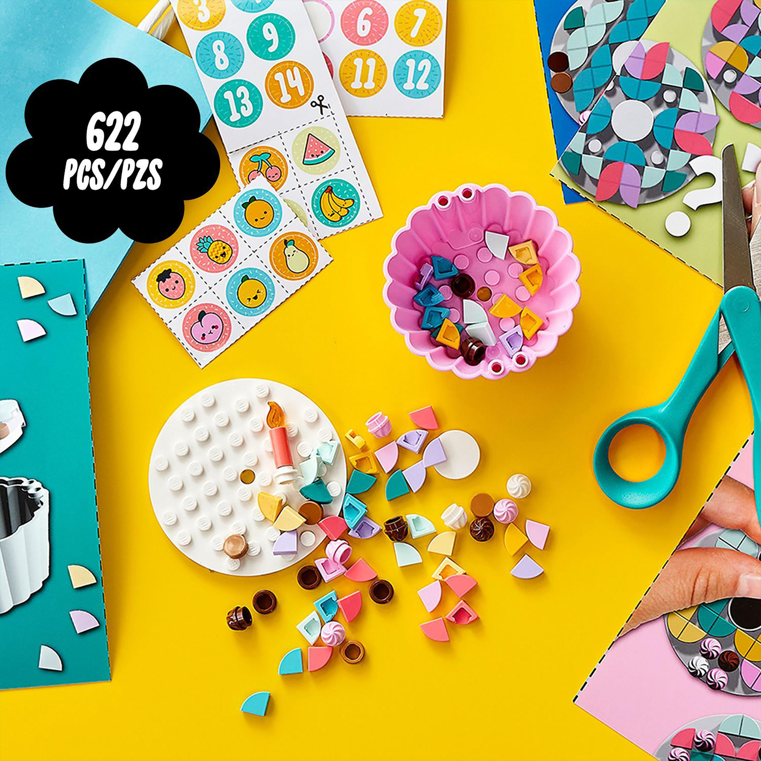 LEGO DOTS 41926 Cupcake Partyset Bausatz, Mehrfarbig