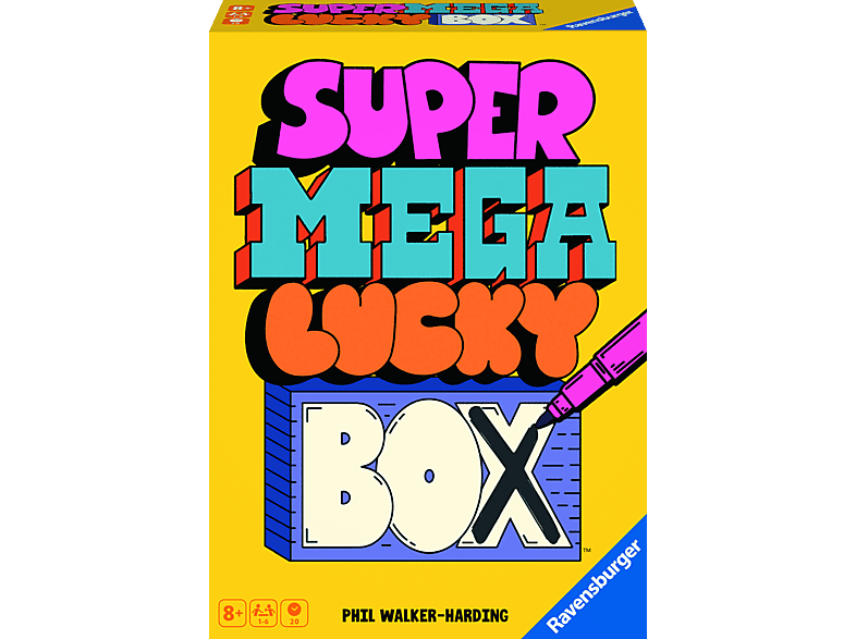 RAVENSBURGER Super Mega Lucky Box Mehrfarbig D/F/I/NL Familienspiele