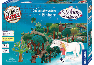 KOSMOS StoryPuzzle Sternenschweif Das verschwundene Einhorn (150 T) Puzzle Mehrfarbig