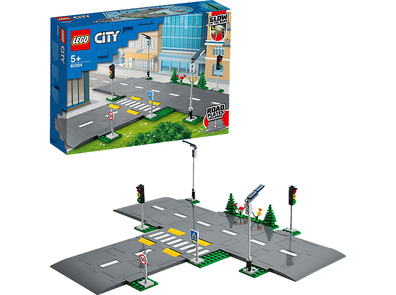 Lego My City 60304 Straßenkreuzung mit Ampeln Bausatz
