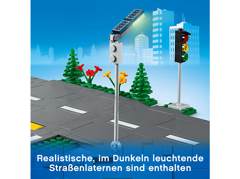Thumbnail - LEGO My City 60304 Straßenkreuzung mit Ampeln Bausatz, Mehrfarbig