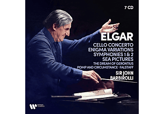Sir John Barbirolli - Elgar: Cello Concerto, Enigma Variations, Symphonies 1 & 2, Sea Pictures (CD)