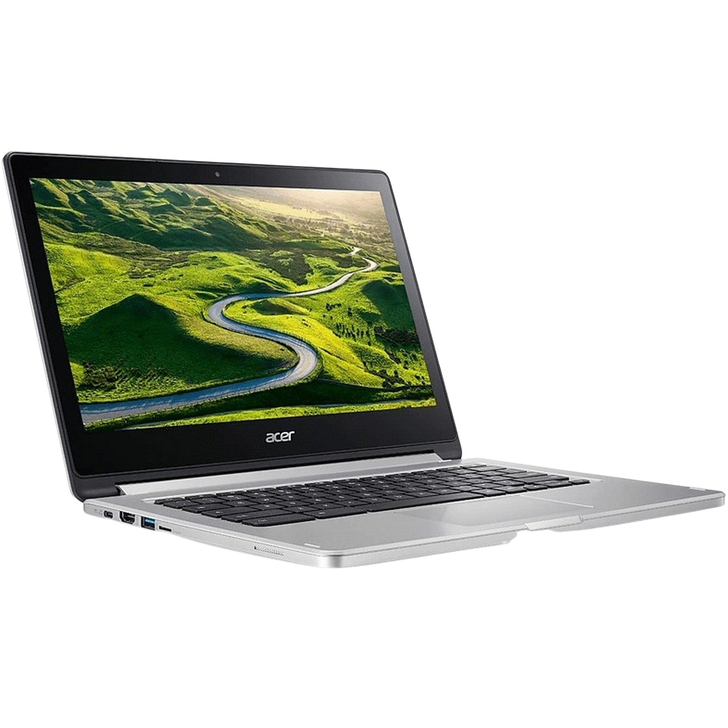 Convertible 2 en 1 - Acer Chromebook R 13, 13.3" FHD táctil, MediaTek MT8173C, 64GB LPDDR3, Chrome OS, Plata