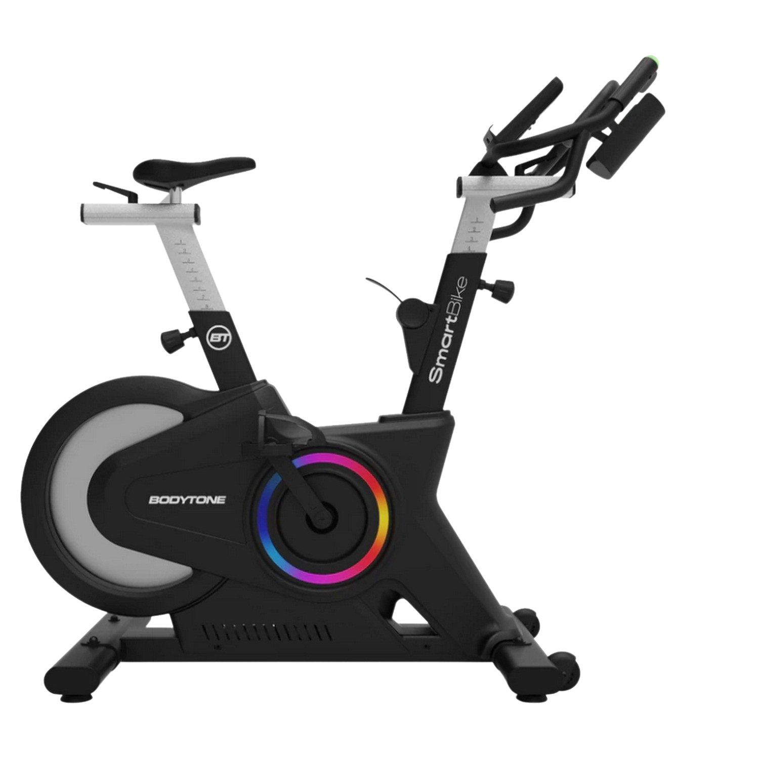 Bicicleta Bodytone Smb1v3 para spinning 12 programas pantalla lcd luces led