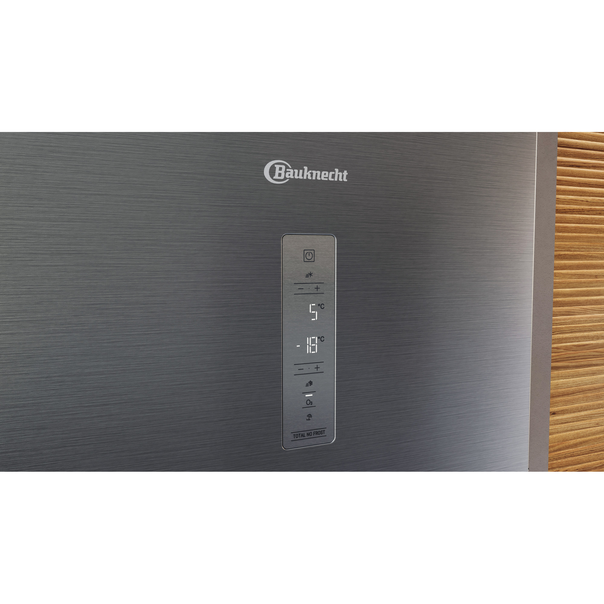 BAUKNECHT KGN 20CM3EIN Kühlgefrierkombination (C, 367 l, 2027 mm hoch, Edelstahloptik)