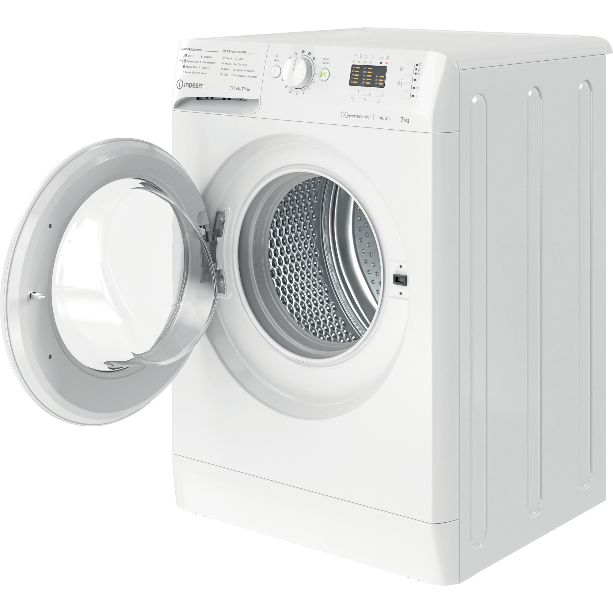 INDESIT MTWA 71484E W DE Waschmaschine Frontlader (7 kg, 1351 U/Min., C, Frontlader)