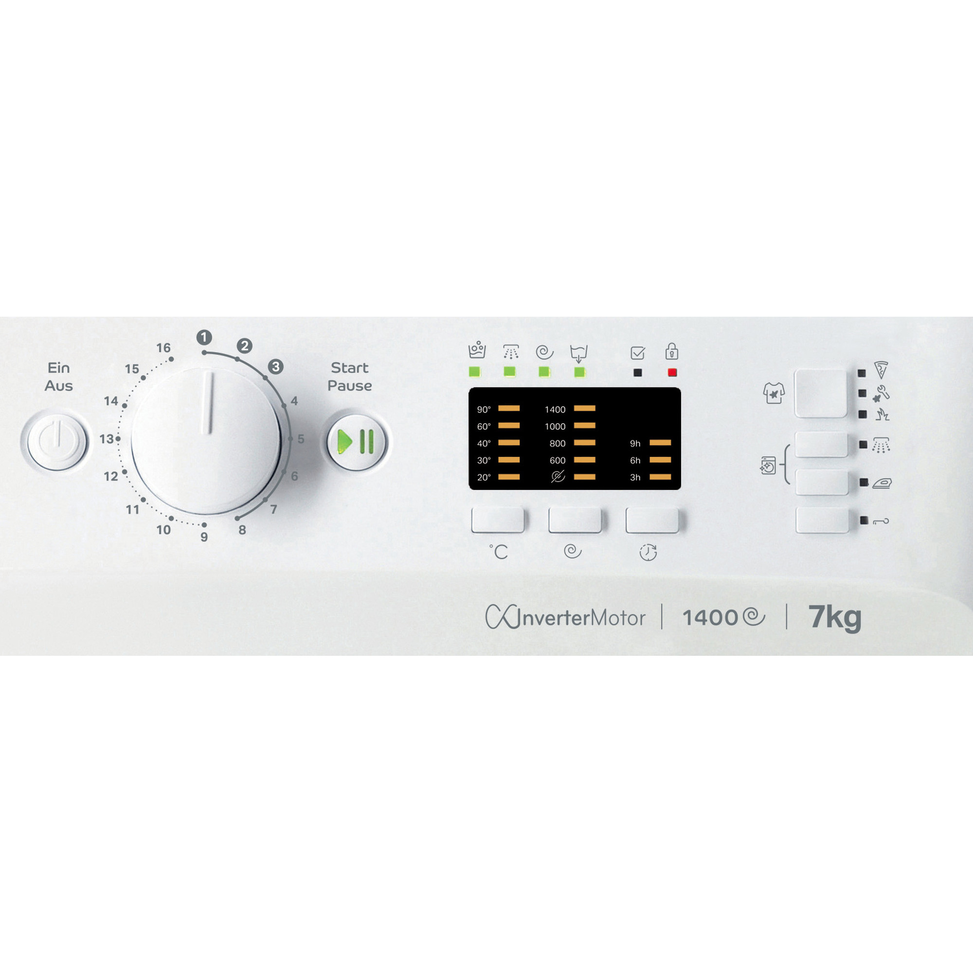 INDESIT MTWA 71484E W DE Waschmaschine Frontlader (7 kg, 1351 U/Min., C, Frontlader)