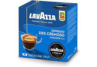 LAVAZZA Capsule Lavazza Dek Cremoso per Macchine Espresso Lavazza A Modo Mio DEK CREMOSO 36 CAPS, 0,27 kg