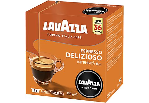 LAVAZZA Capsule originali Lavazza per Macchine Espresso Lavazza A Modo Mio DELIZIOSO 36CAPS, 0,12 kg
