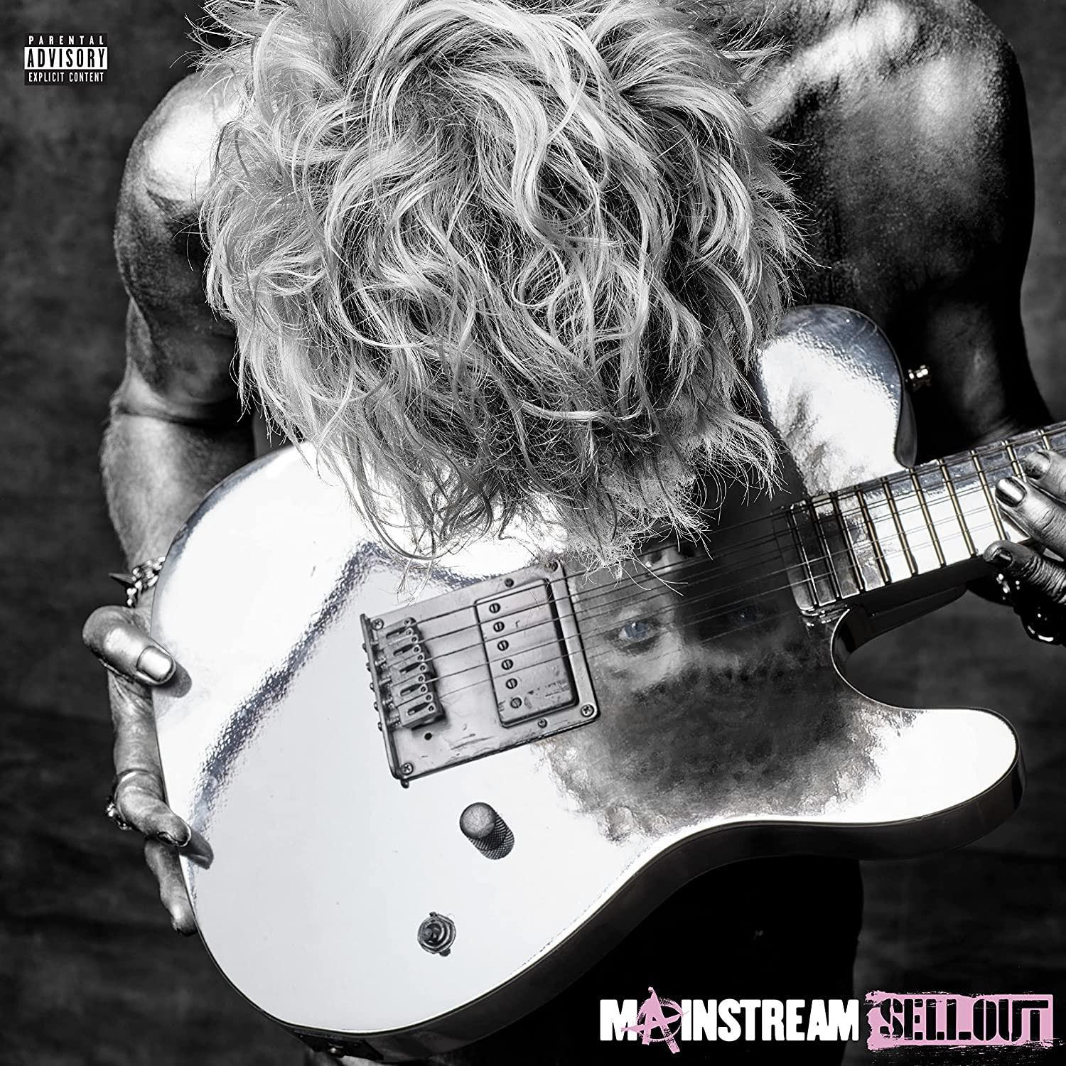 Albumcover. Ein Mann mit blonden Haaren hält eine silberne Gitarre. Der Albumtitel ist vorhanden.