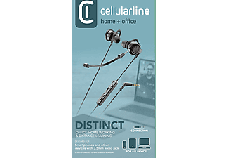 CELLULARLINE Distinct Kulak İçi Kablolu Kulaklık Siyah_1