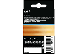 DURACELL Optimum İnce Kalem 4'lü AAA Alkalin Pil_1