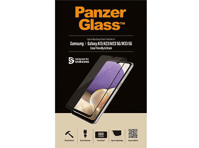 deelnemer Raad identificatie PANZERGLASS Edge-to-edge Case-friendly Screenprotector voor Samsung Galaxy  A13 4G/A23/M23 5G/M33 5G kopen? | MediaMarkt