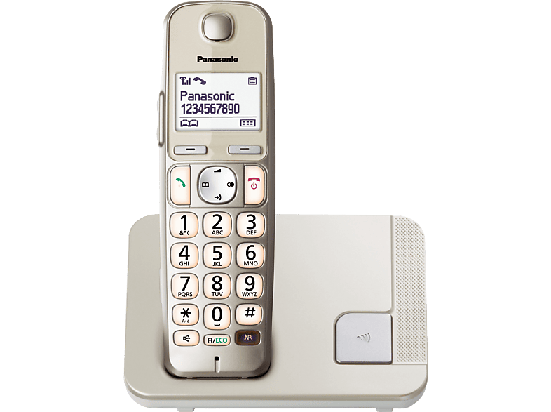 PANASONIC KX-TGE210PDN Fehér dect telefon