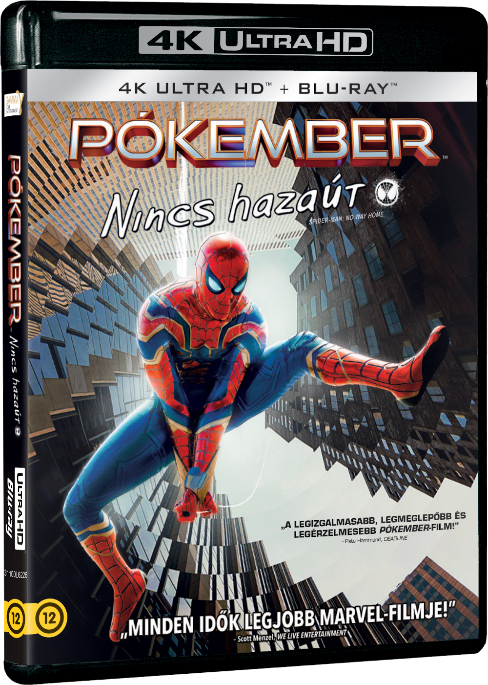 Pókember: Nincs hazaút (4K Ultra HD Blu-ray + Blu-ray)