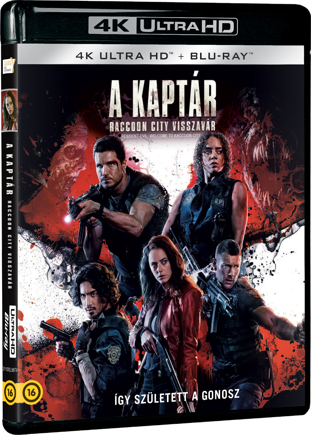 A kaptár - Raccoon City visszavár (4K Ultra HD Blu-ray + Blu-ray)
