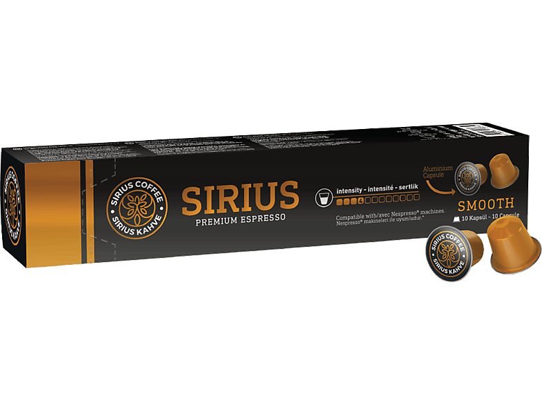 SIRIUS Premium Kapsül Kahve 4 Smooth Nesproesso Uyumlu