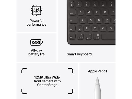 APPLE iPad (2021) Wifi - 64 GB - Spacegrijs