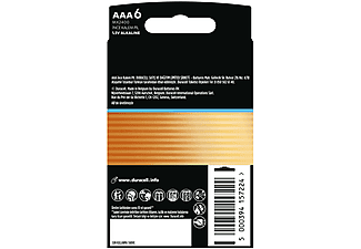 DURACELL Optimum İnce Kalem 6'lı AAA Alkalin Pil_1