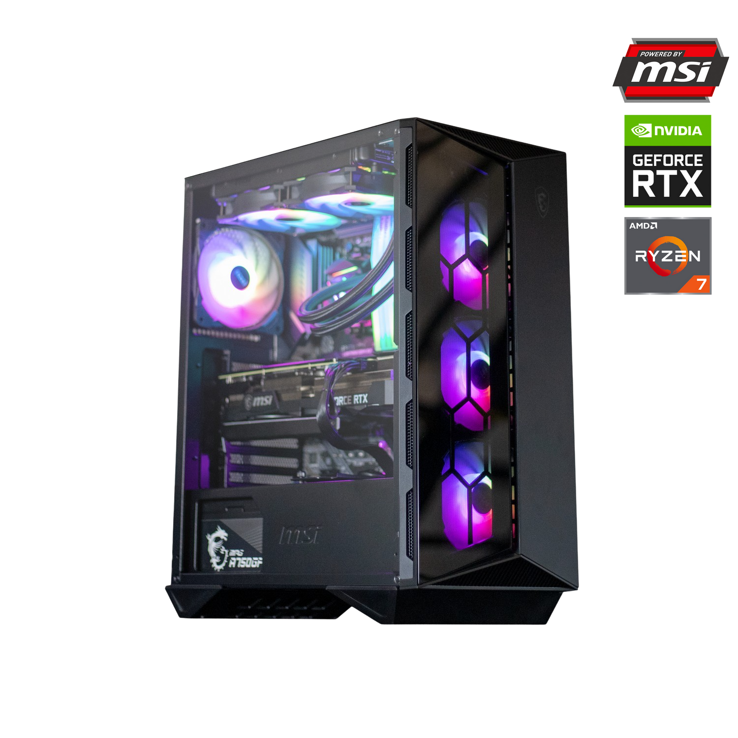 PC gaming - PC Clon Powered By MSI MAG X570S, AMD Ryzen™ 7 5800X, 32GB RAM, 1TB SSD, RTX3080 VENTUS 3X PLUS OC, W11