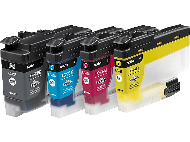 Brother LC426VAL, Negro, Amarillo, Cian, Magenta, Pack 4 unidades