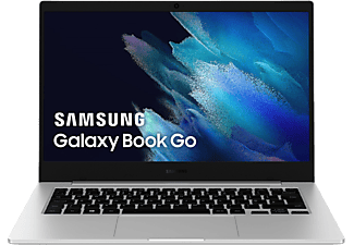 Portátil - Samsung Galaxy Book GO, 14" FHD, Qualcomm® 7C Pro 2nd Gen, 4GB RAM, 128GB UFS, Adreno, W11S, Silver