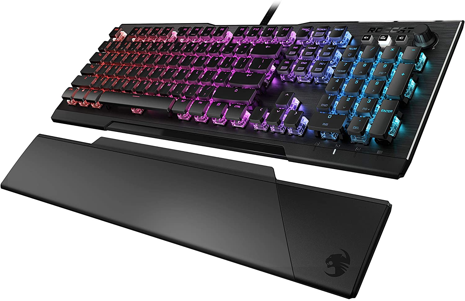 ROCCAT Clavier de jeu mécanique Vulcan 121 Aimo Tactile AZERTY FR Noir (ROCA09.BX.AG06)
