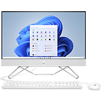 HP All-in-One PC 24-cb0001ng, AMD R5-5500U, 8GB RAM, 512GB SSD, 23.8 Zoll Full-HD, Win11, Weiß