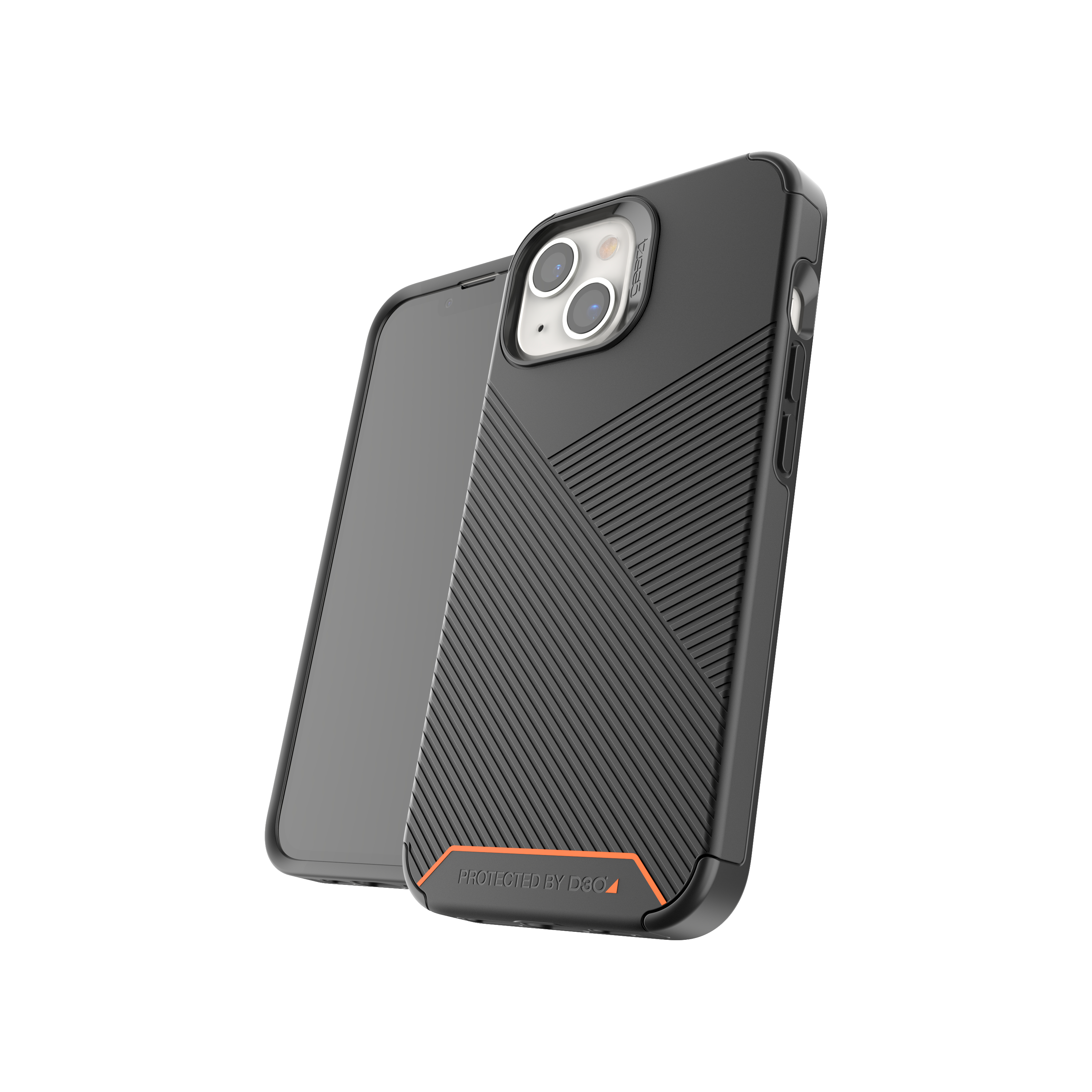 GEAR4 D3O Cases Denali, Backcover, Apple, iPhone 13, Schwarz