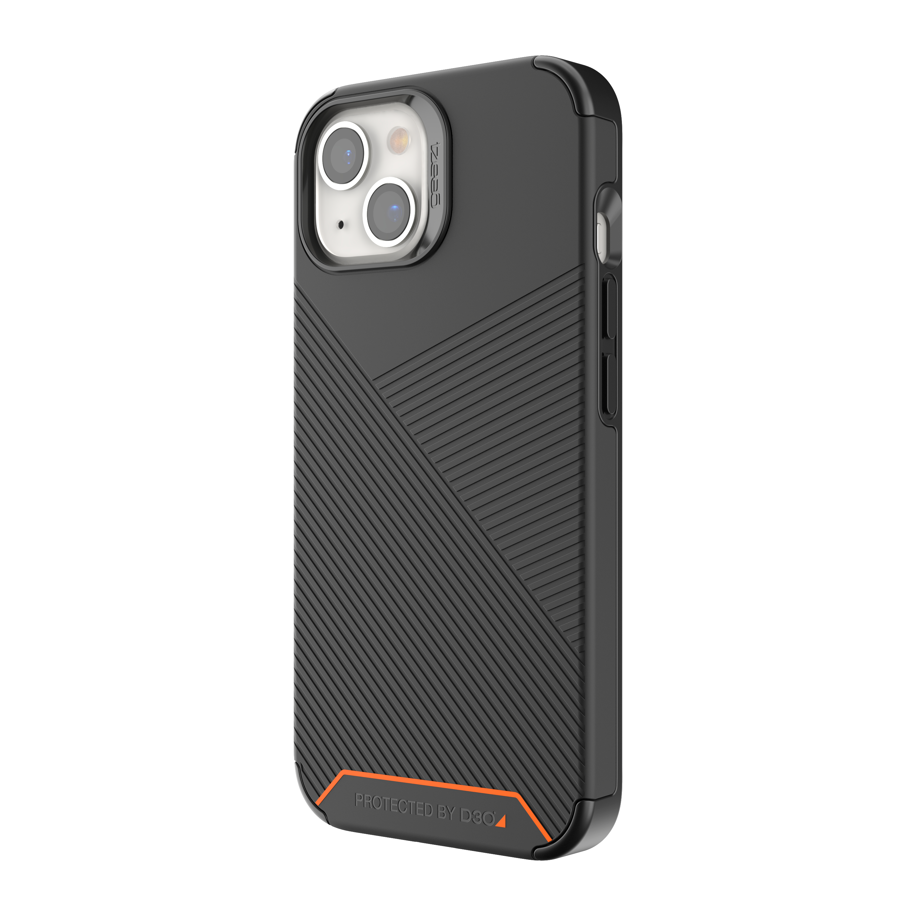 GEAR4 D3O Cases Denali, Backcover, Apple, iPhone 13, Schwarz