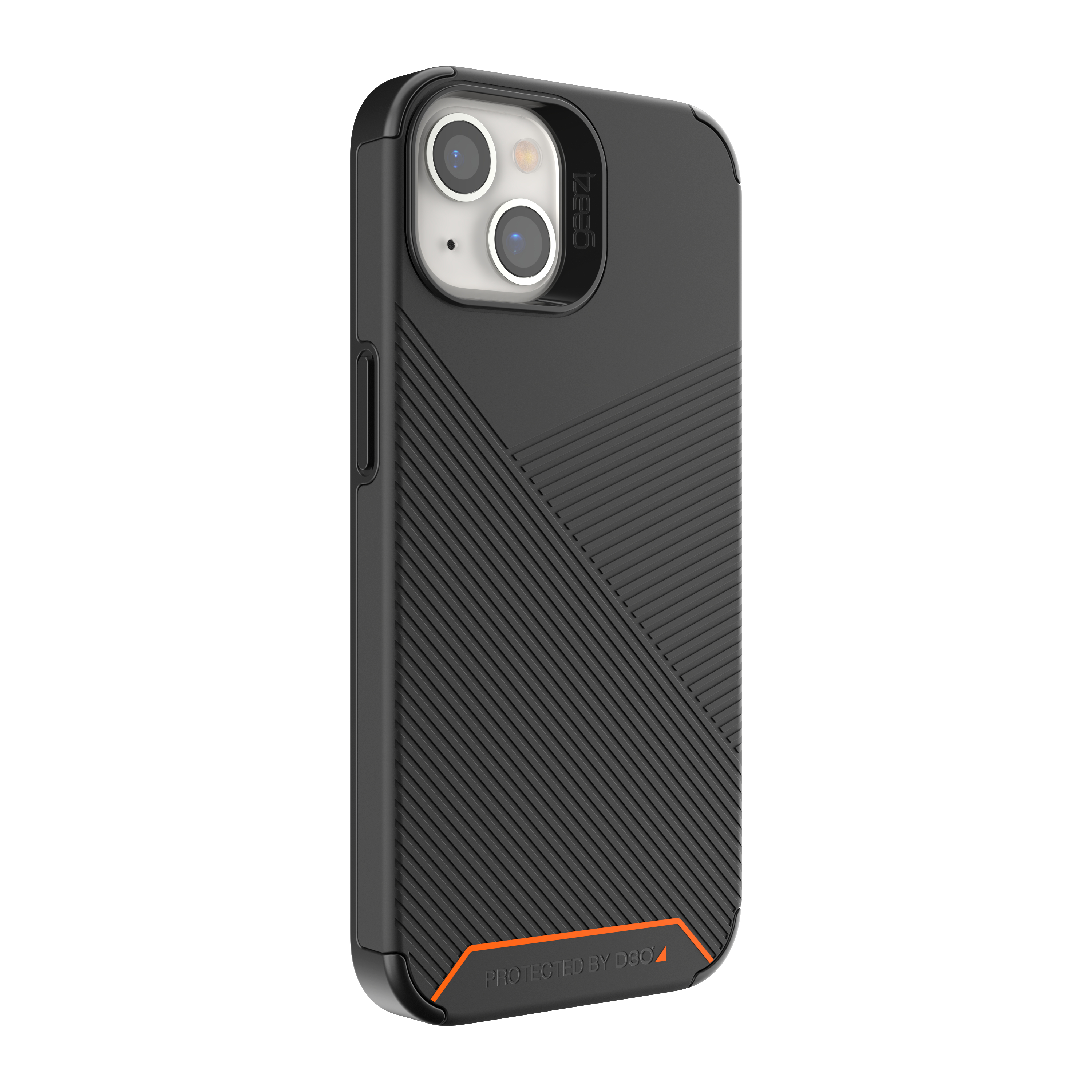 GEAR4 D3O Cases Denali, Backcover, Apple, iPhone 13, Schwarz