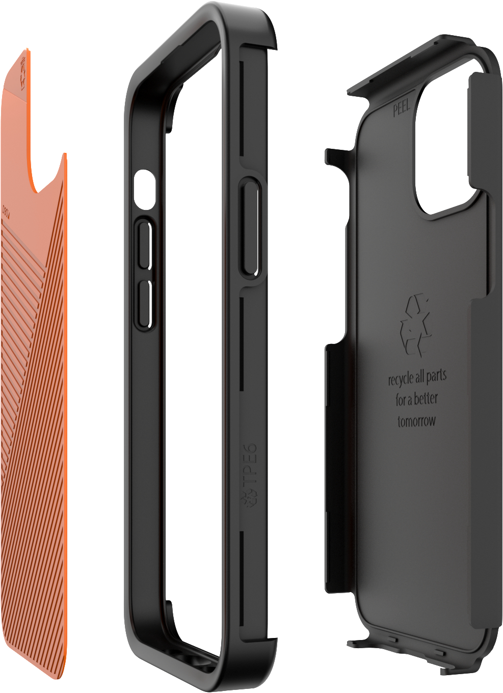 GEAR4 D3O Cases Denali, Backcover, Apple, iPhone 13 mini, Schwarz