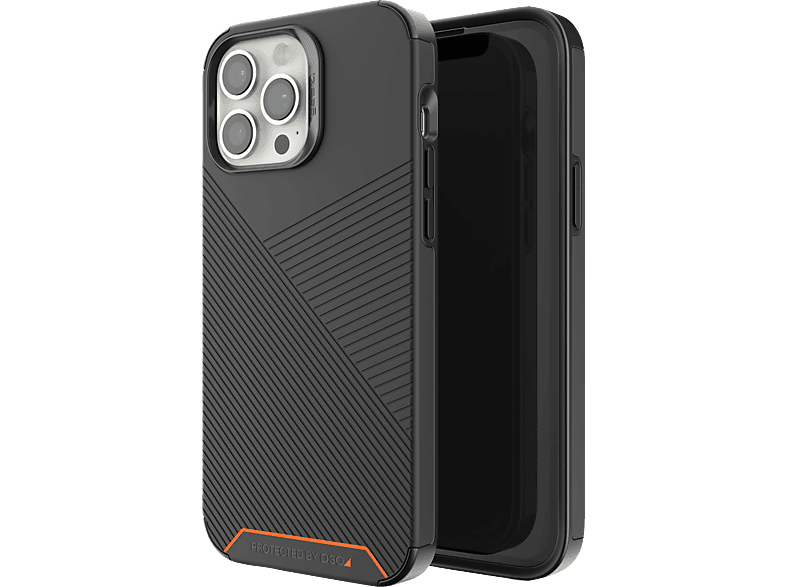 Denali Backcover, Apple, GEAR4 Snap, Schwarz iPhone Max, 13 Pro