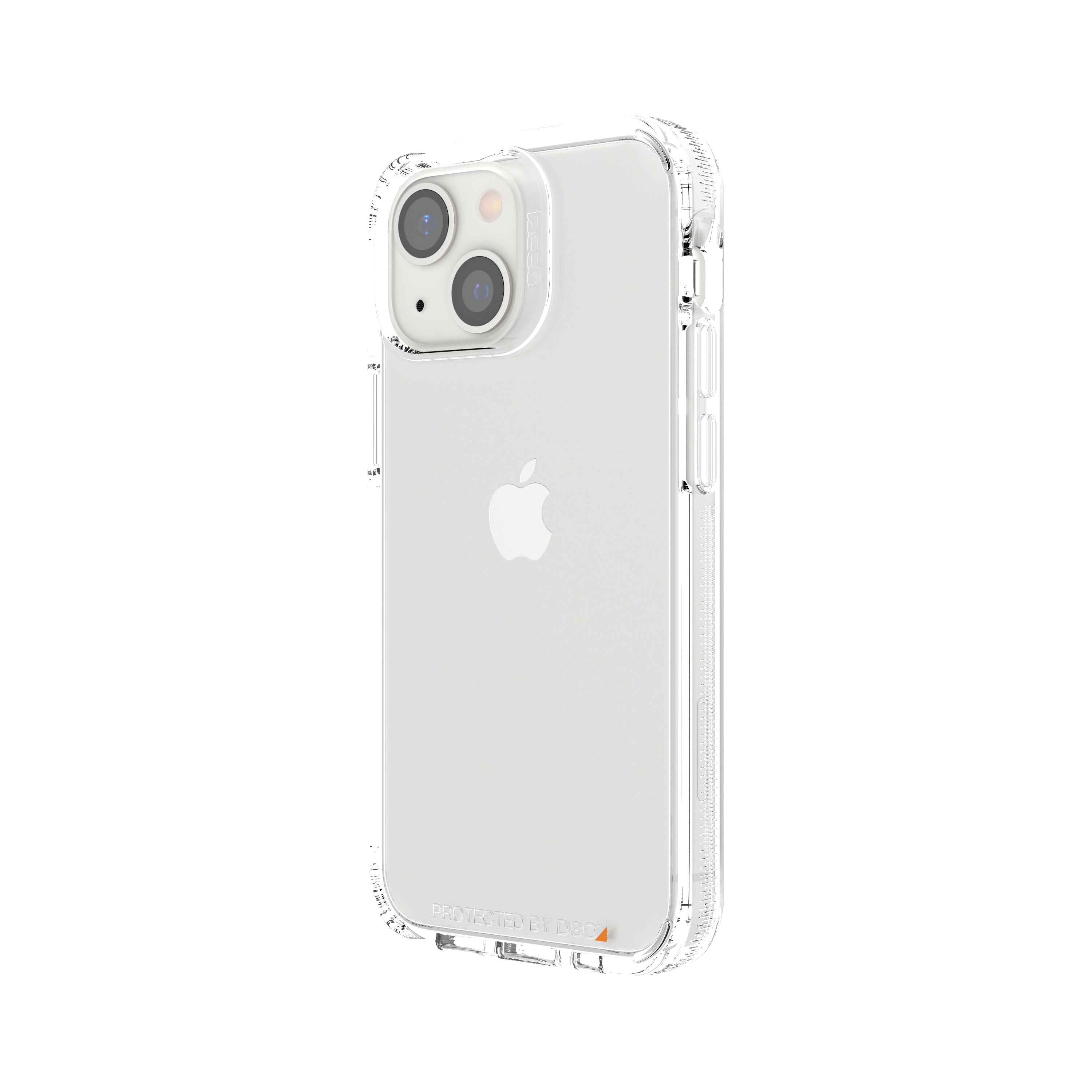 GEAR4 D3O Cases Crystal Apple, Transparent Backcover, 13 iPhone mini, Palace