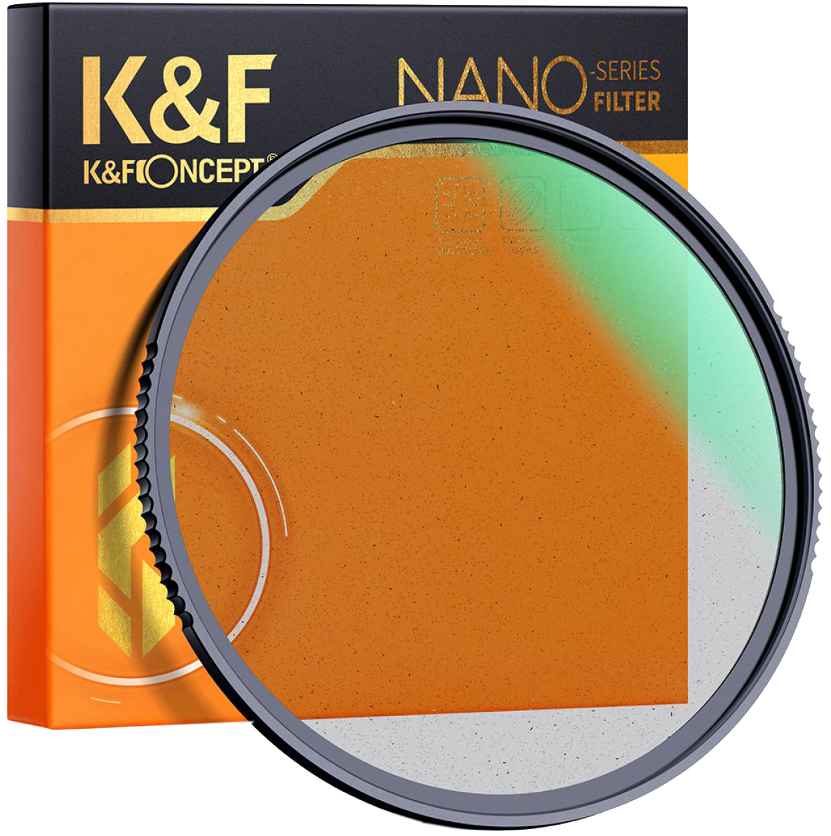 K&F 72MM Nano-X Black Mist lágyító szűrő 1/2, Karcálló (KF-01-1680)