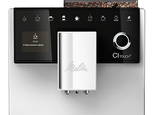 MELITTA F630-101 CI Touch - Kaffeevollautomat (Silber/Schwarz)