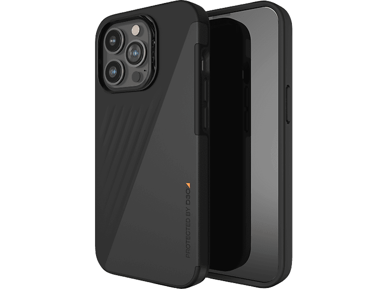GEAR4 D3O Cases Brooklyn Snap, Schwarz iPhone Pro, Backcover, Apple, 13