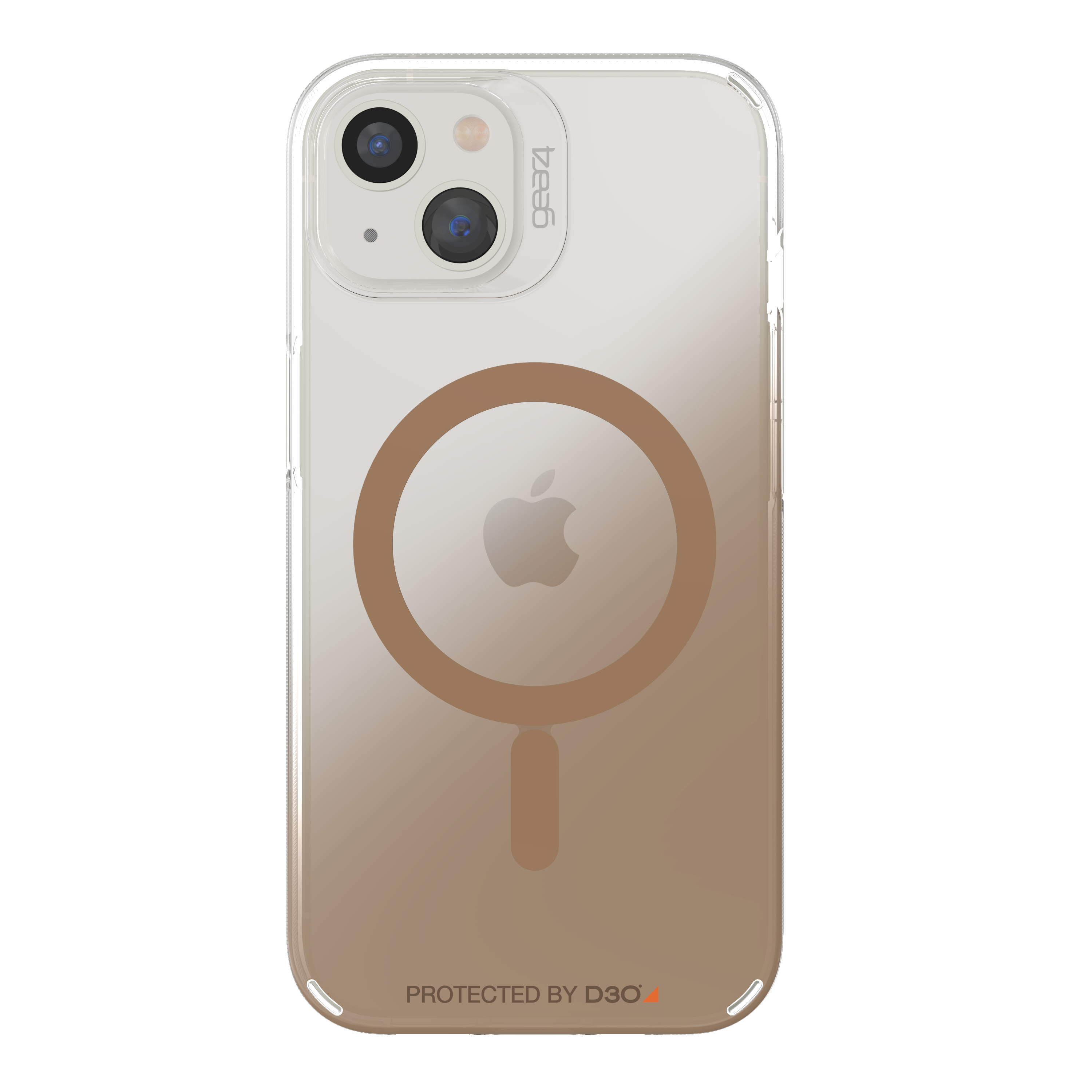 GEAR4 D3O Cases Milan Snap, Backcover, Apple, iPhone 13, Gold