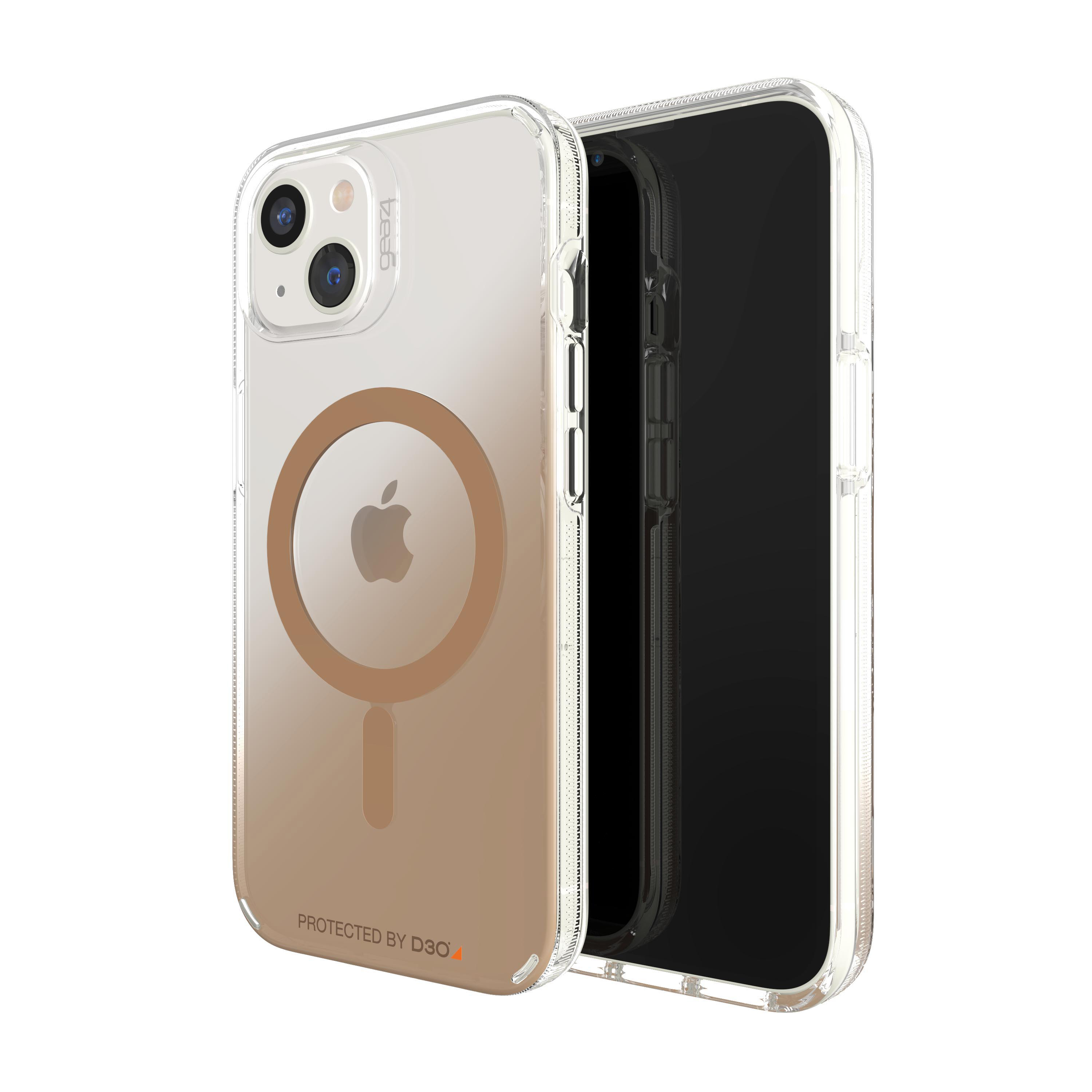 GEAR4 D3O Snap, Cases Milan 13, Backcover, Gold Apple, iPhone