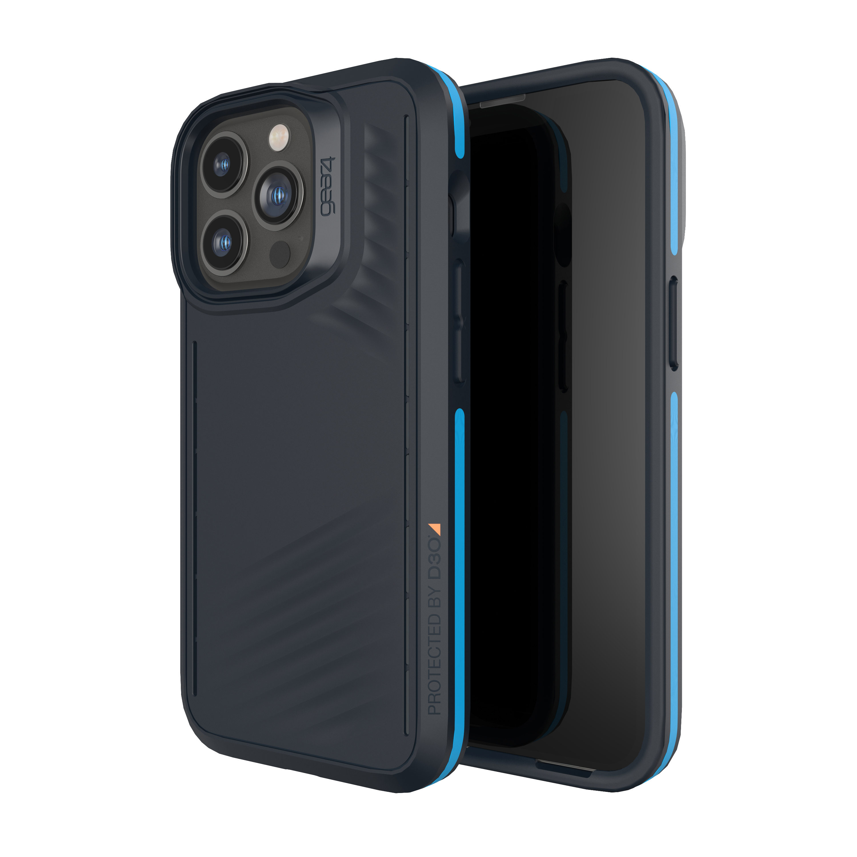 GEAR4 D3O Cases Vancouver, Backcover, Apple, Schwarz iPhone 13 Pro