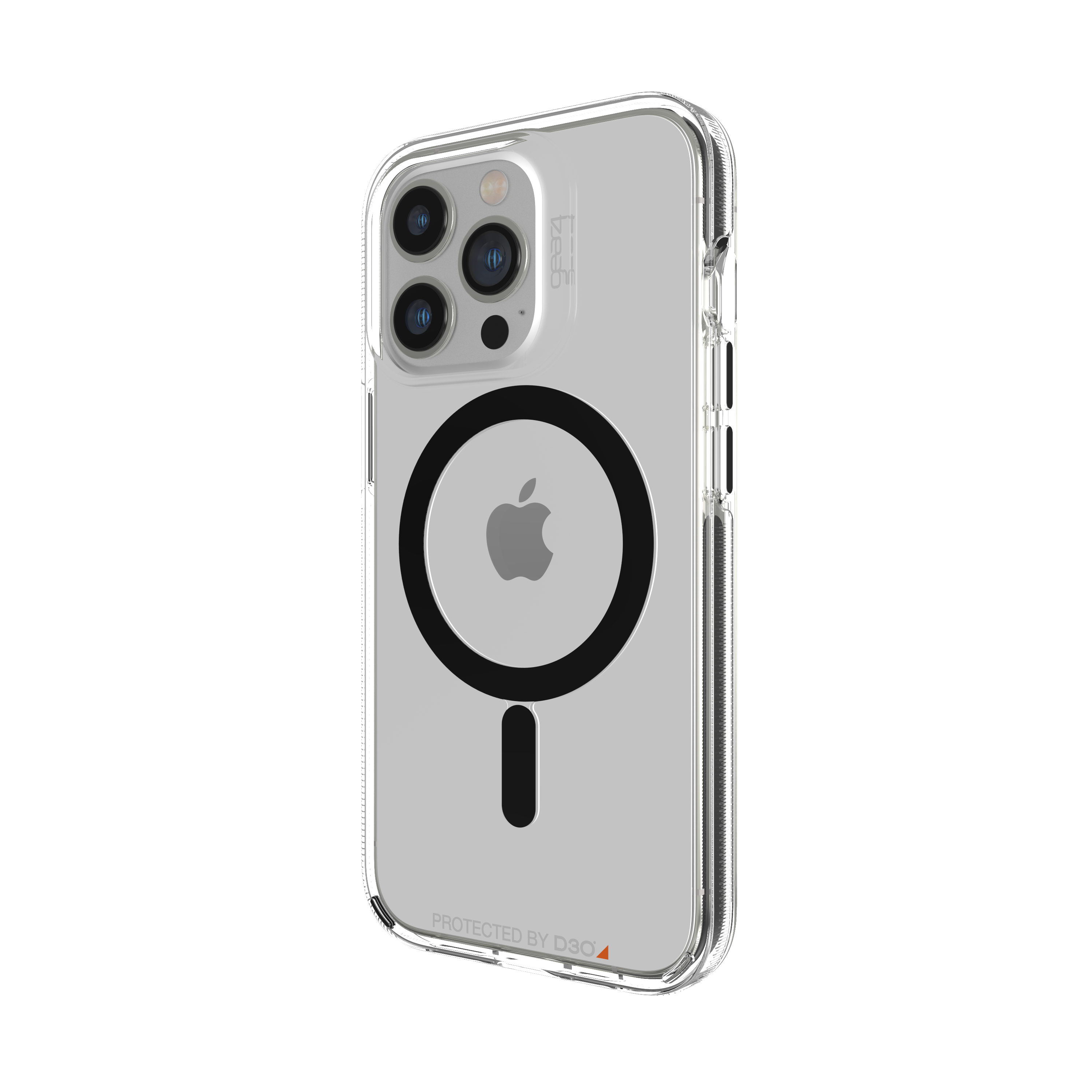 GEAR4 D3O Cases Santa Cruz Snap, Backcover, Apple, iPhone 13 Pro, Schwarz